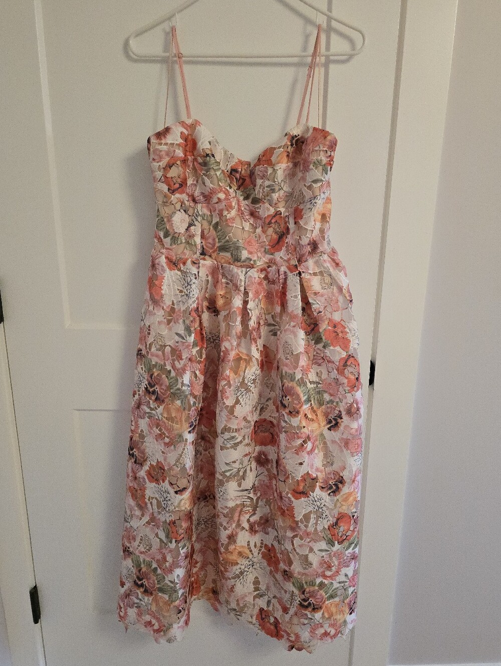 Chelsea28 Floral Print Midi Dress
